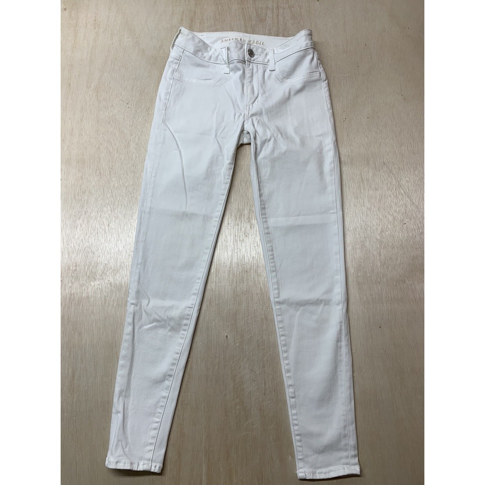 American Eagle Jeans‎ Womens 6 Next level Stretch  Jegging Approx 28x28 - Picture 4 of 10